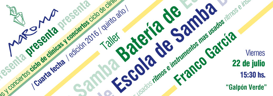 Maroma Presenta :: Franco Garcia - Batería de Escola de Samba